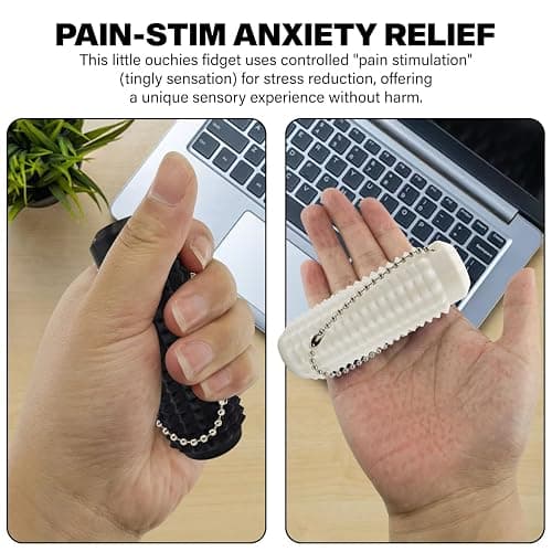 Little Ouchies Fidget Toys 2 Pack with Carrying Case - 2 Count Pain Stim Fidget Toy Set for Stress Relief and Relaxation thumbnail 5