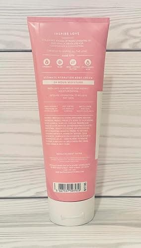 Bath and Body Works Aromatherapy Love Rose Vanilla Ultimate Hydration Body Cream 8 Oz. 2 Pack (Rose Vanilla) thumbnail 2