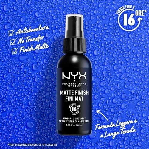 NYX Professional Makeup Setting Spray, Formula fissante leggera a lunga tenuta, Finish matte, 60 ml thumbnail 3