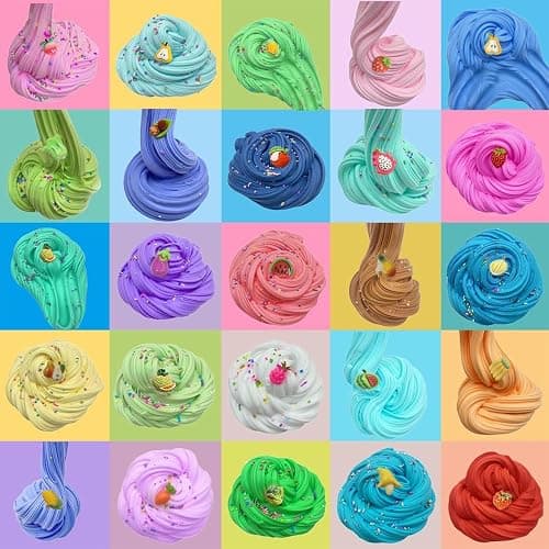 54 Pack Butter Slime Toy kit, Super Soft and Non-Sticky,Very Suitable Birthday Gifts for Boys and Gir,Party Favors,Stress Relief Toys,Easter Filling Stuffers. thumbnail 3