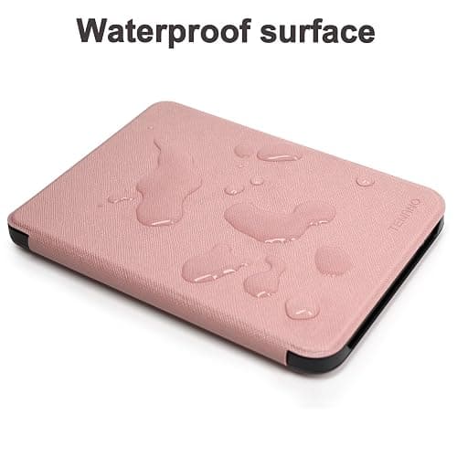 Tenano Case for 6" Kobo Clara Colour | BW | 2E, Slim Protective Cover with Auto Sleep/Wake, Rose Gold thumbnail 6