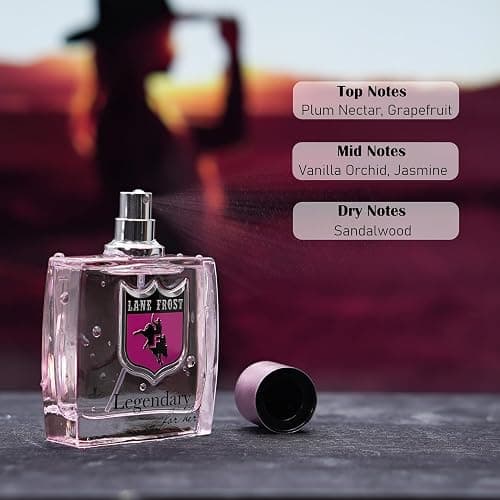 Lane Frost Legendary For Her Perfume - Western-Inspired Women’s Fragrance with Plum, Vanilla, and Amber - Long Lasting Feminine Perfume Spray - Modern Floral Scent for the Confident Cowgirl thumbnail 2
