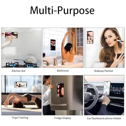 DreamsLink.LC Silicone Double-Sided Suction Cup Phone Case Detachable Mount, Fidget Sticky Phone Grip Hands-Free for Selfies & Videos, Trending TikTok Items Gift for Content Creator(White, Small) thumbnail 6