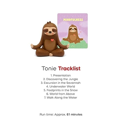Tonies Meditation with Mo The Sloth Audio Toy Figurine from Mindfulness thumbnail 7
