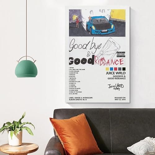 CHAUE Goodbye & Good Riddance Album Cover Poster for Bedroom Aesthetic Canvas Art Wall Decor 12x18inch(30x45cm) thumbnail 4