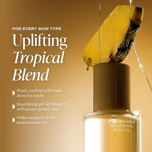 Saltair Body Oil – Silky After Shower and Bath Dry Oil for Women and Men – Non-Greasy, Well-Absorbing Moisturizer for Hydrating Dry Skin – Golden Hour Scent, 4oz thumbnail 5