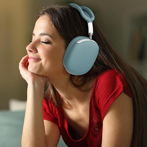 ATUAT for AirPods Max 2 Case Cover, Gray Blue | Protective Silicone Headphones Cover Accessories for Women Men for Apple AirPods Max 1st 2nd Generation(2026/2024/2020) thumbnail 6