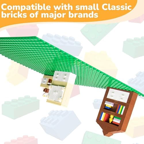 Building Block Furniture, Includes Items Such as a Bed, TV, Bookshelf, Kitchen cabinets, It Serves as Furniture for Decorating Lego City Mansion Houses and is Compatible with Major Brands Bricks thumbnail 5