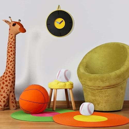 HyDren 2 Pcs Stuffed Baseball Plush Ball - 4.7 Inch Small Soft Plush Baseball Toy Fluffy Baseballs Soft Stuffed Sports Balls for Baby Kids Boys Girls Bedroom Nursery Decoration Christmas Birthday Gift thumbnail 2