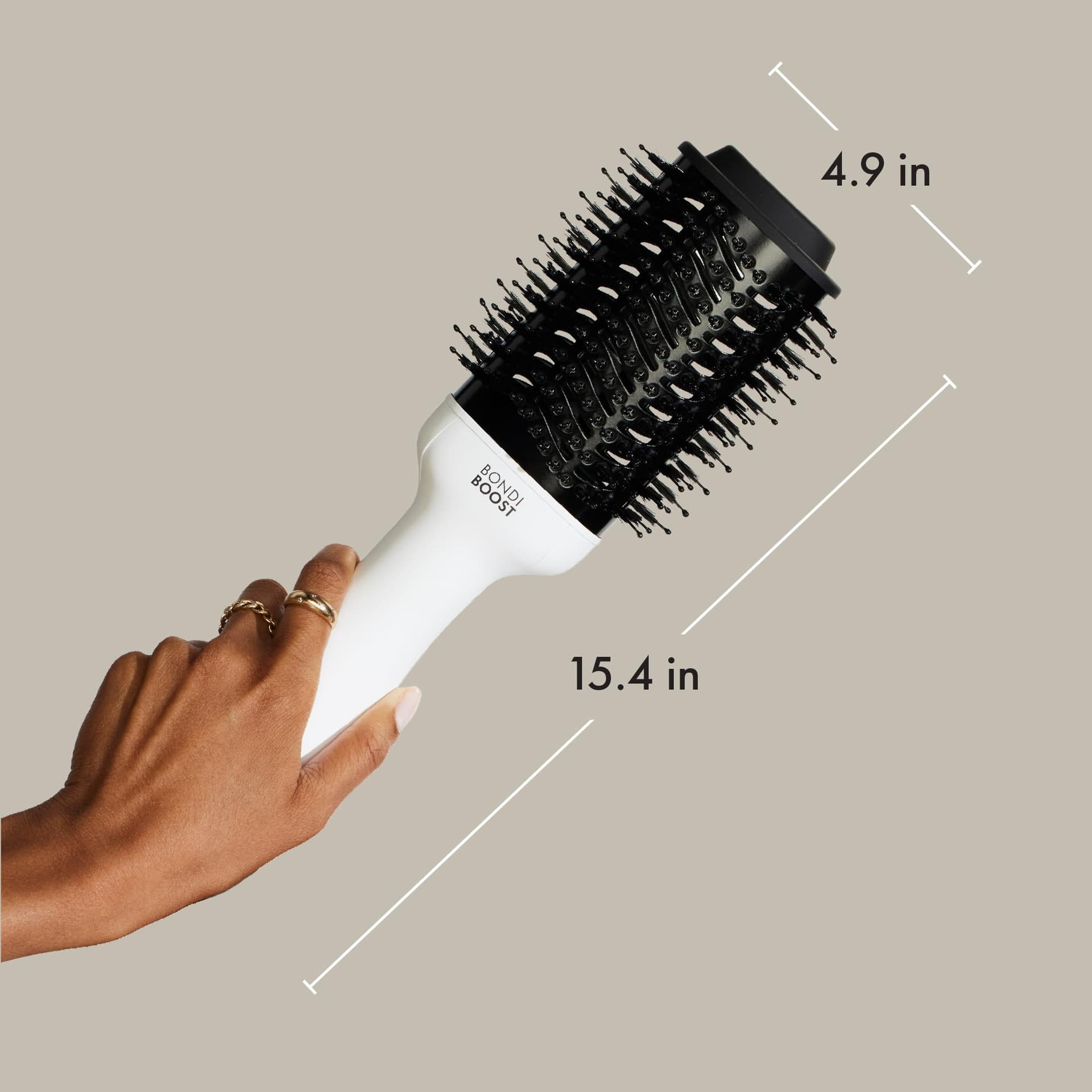 BondiBoost Blowout Brush Pro Hair Dryer & Hair Brush [75MM] - Oval Shape Hair Styler & Volumizer for Smooth/Frizz-Free Results - Great for All Hair Types - 3X Heat/Speed Options - 360° Airflow Vents thumbnail 4