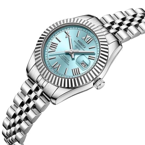 NIBOSI Watches for Women Analog Quartz Waterproof Ladies Wrist Watches with Date Dainty Fashion Luxury Stainless Steel Watch for Small Wrists Female Elegant Dress Women's Watch thumbnail 2