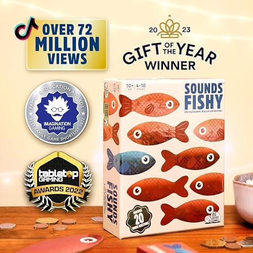 Big Potato Sounds Fishy – Fast-Paced Bluffing Party Game for Kids 10+ & Adults | Fun Family Trivia Board Game for Quick Thinking & Lying | Perfect for Game Night (Smaller Box) thumbnail 2