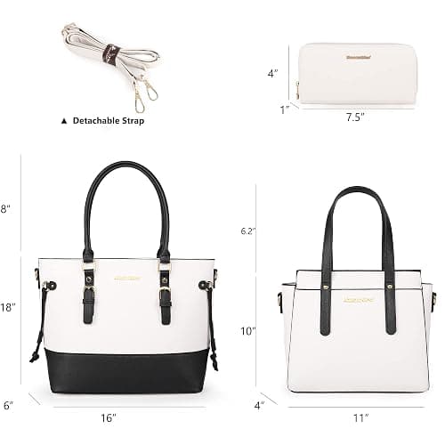 Montana West 3PCS Purses for Women Tote Bag and Wallet Set Shoulder Satchel Handbags thumbnail 5