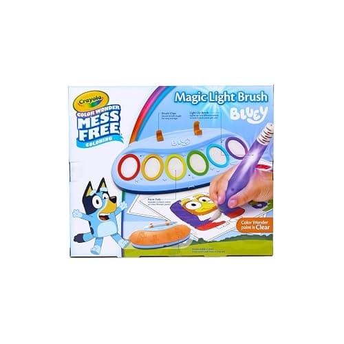 Crayola Bluey Color Wonder Magic Light Brush, Mess Free Painting Station for Kids, Holiday for Kids, Toddler Bluey Toys & Activities, Ages 3+ thumbnail 5