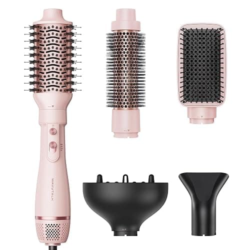 Wavytalk Warmluftbürste, 5 in 1 Hairstyler, Föhnbürste zum Trocknen und Stylen in One Step, AIR SCULPT Für Schnelles Volumen, Locken, Glätten, Salon-Blowouts, 3 Temperaturen, Keramik, Eurostecker - Image 1