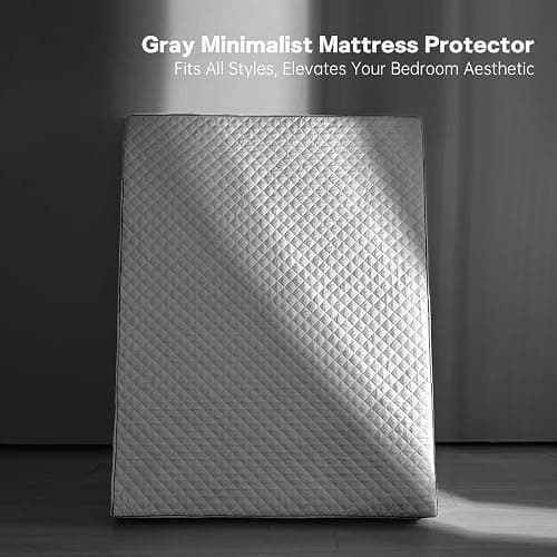 Full Size Fitted Waterproof Mattress Protector - 17" Deep Mattress Fit, Dorm Essential for Apartments,College Students(Guys/Girls), Kids & Singles, Washable for Home, Bedroom (54"x75") thumbnail 7