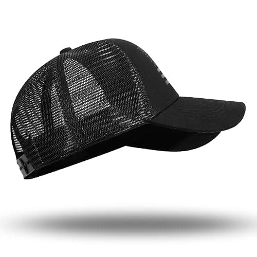 American Flag Trucker Hat - Snapback Hat, Baseball Cap for Men Women - Breathable Mesh Side, Adjustable Fit - for Casual Wear thumbnail 5