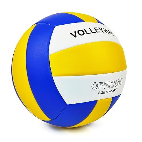 UERMAPTE Official Size 5 Volleyball Thickened Waterproof PU Anti-Burst Design for Indoor Beach and Pool Training for Beginner Teenager Adult thumbnail 2