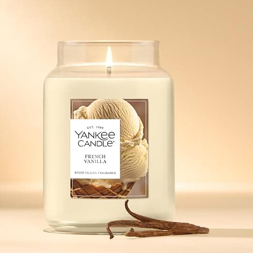 Yankee Candle French Vanilla Scented Candle, 22oz Large Jar with up to 150 Hour Burn Time, Giftable thumbnail 4
