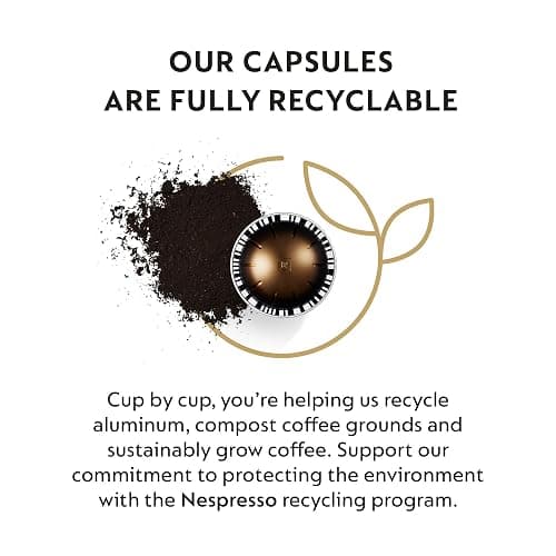 Nespresso Capsules Vertuo, Double Espresso Chiaro, Medium Roast Espresso Coffee, 30-Count Coffee Pods, Brews 2.7oz. thumbnail 5