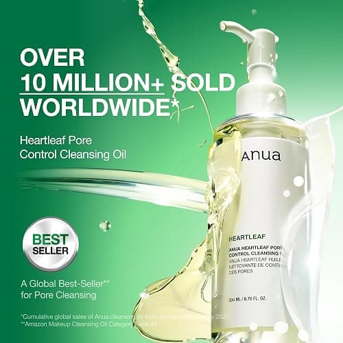 Anua Heartleaf Pore Control Cleansing Oil, Pore Cleanser, Sebum Care, Gentle Melting Oil Cleanser for Face, Safe For All Skin Type, Daily Hydrating Makeup Remover, Korean Skin Care (6.76fl.oz) thumbnail 3