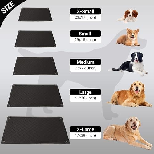 GRENTY Chew Proof Dog Crate Pad for Aggressive Chewers, Indestructible Dog Bed thumbnail 7
