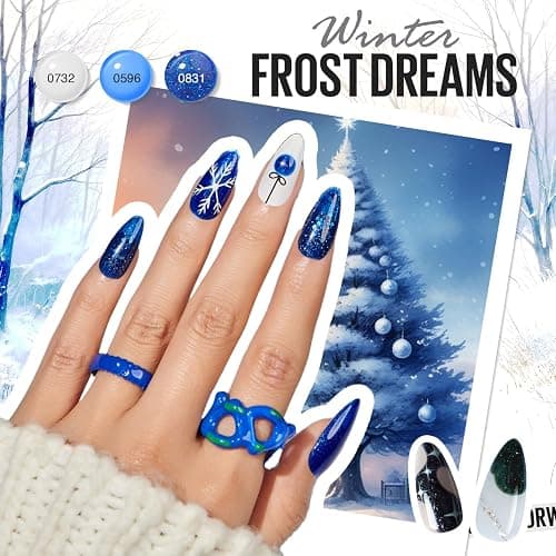 MEFA 42 Colors Gel Nail Polish Kit with U V Light, 59 Pcs All Seasons Collection Colorful Gel Polish Essential Set with 5 Psc Matte/Glossy Base Top Coat, Salon Gifts for Women thumbnail 4