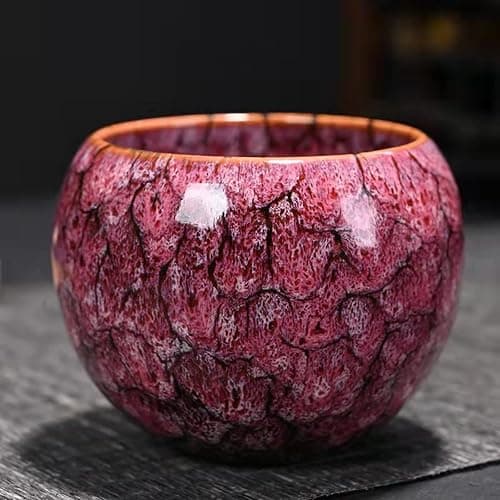 MQjzsh Chinese Japanese teacups, porcelain, kung fu teacups, handmade four-piece sakura powder teacup thumbnail 6
