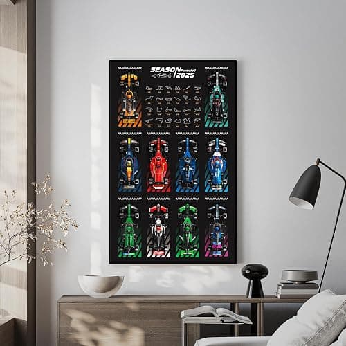 NAOCARD Display Wallboard for Lego Speed Champions Ultimate Formula 1 Collector's Pack, Wall Mount for Lego Collectible F1 Model Car Kit (Car Not Included) thumbnail 5