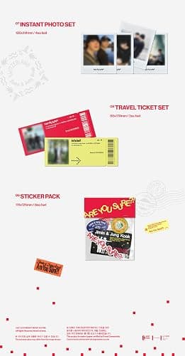BTS Jimin X Jungkook Are You Sure?! Season 2 Photobook with Tracking Sealed thumbnail 4