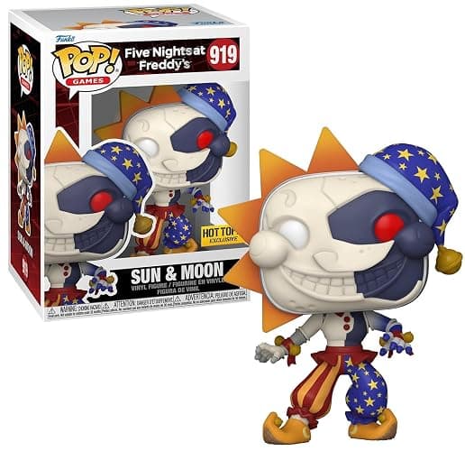 Funko Five Night's at Freddy's Pop! Games Sun & Moon Vinyl Figure Hot Topic Exclusive Multi None - Image 1