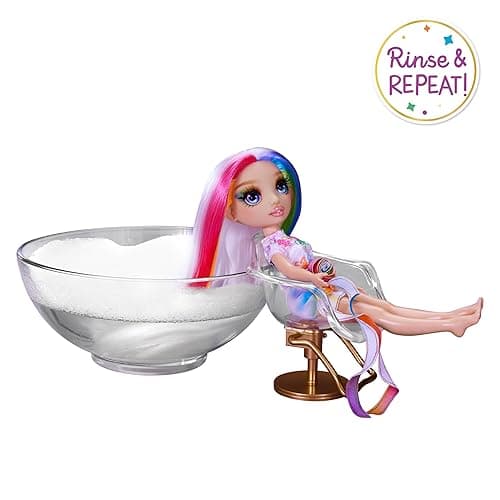 Rainbow High Hair Chalk & Style Amaya - Rainbow 11” Doll. Washable Rainbow Hair Chalk, Color, Style, Play, Rinse & Repeat. Great Gift for Kids 4-12+ thumbnail 6