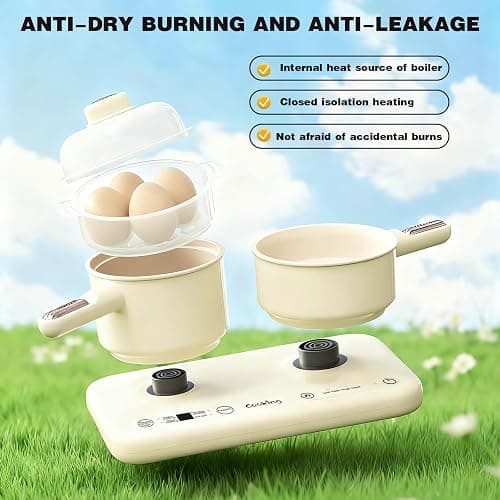 Cicicooie Mini Cooking Sets Real Kitchen for Food Making, Junior Easy Montessori Educational (Beige) thumbnail 7