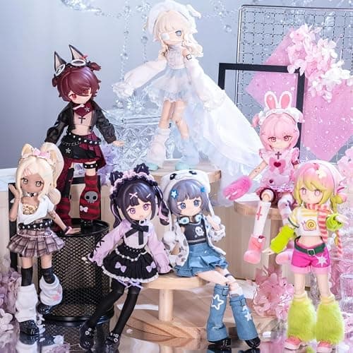 CALEMBOU BJD Blind Box, Electronic Cute Pet Series 20cm Ball Jointed Doll, Cute Dress Up Doll with Joints, Collection Action Figure Toys, Gift for Girls Boys (Electronic Cute Pet-1pc) thumbnail 2