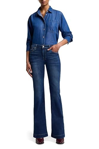 7 For All Mankind Women's Flare Wide Leg Jean thumbnail 2