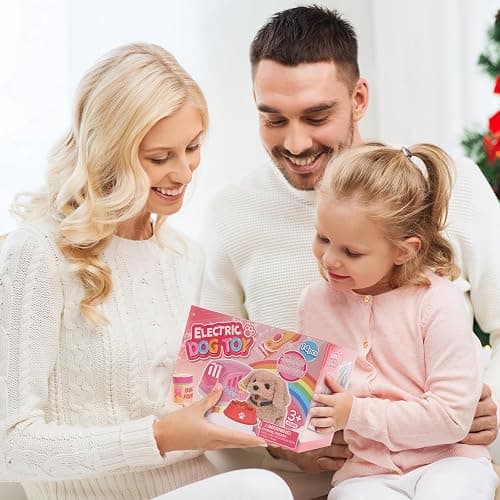 Volmop 14PCS Dog Toys for Kids, Walking Barking Electronic Interactive Plush Puppy Toy with Carrier and Accessories, Pet Care Toy Set for Kids, for Girls and Boys 3 4 5 6+ Year Old thumbnail 6