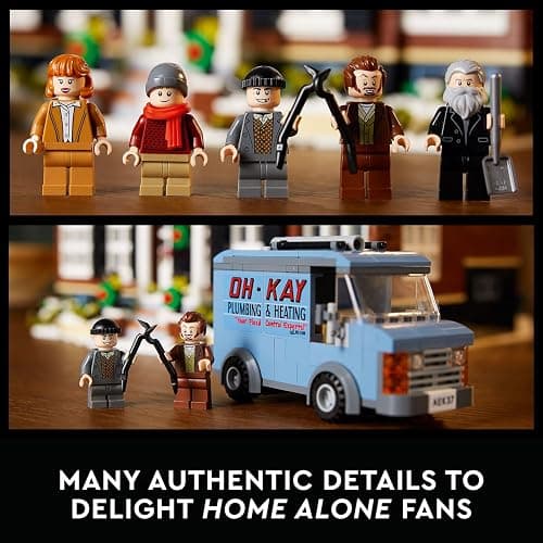 LEGO Ideas Home Alone McCallisters' House Building Set for Adults - Collectible Movie Model Kit for Office or Bookshelf Decor - Gift for Christmas - W/ 5 Minifigures - 21330 thumbnail 4