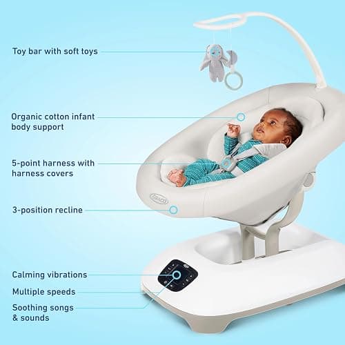 Graco SmartSense Baby Swing with Cry Detection Technology thumbnail 6
