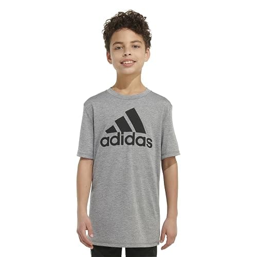 adidas Boys' Stay Dry Climalite Short Sleeve T-Shirt thumbnail 3