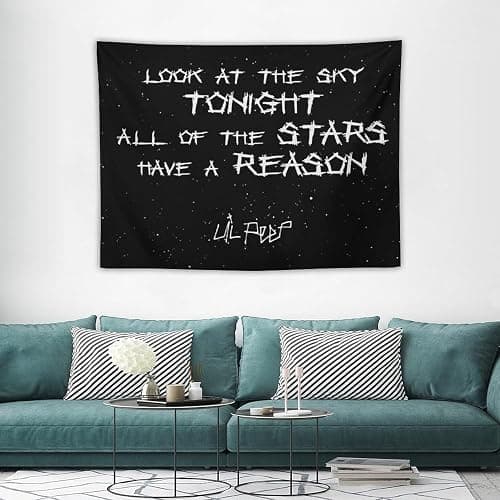 Lil Peep Tapestries Love Rapper Tapestry 3x5 ft Wall Hanging Room Art Home Decoration Gift Bedroom Decor Living Room Door Curtain Balcony - Image 1