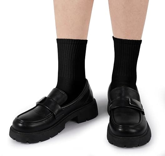 BomKinta Women Casual Calf Socks - Cute Cotton Crew Socks - Soft Above Ankle Sock 6 Pairs Size 5-10 thumbnail 5