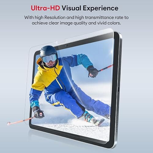 bersem 2 Pack Screen Protector for iPad A16 11th/10th Gen 11/10.9 Inch | 2025/2022, 9H Hardness Tempered Glass, HD Clear, No Bubbles, Dust Free PullBox, AlignGuard Pro, Easy Installation thumbnail 6
