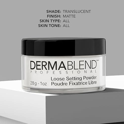 Dermablend Loose Setting Powder, Face Powder Makeup & Finishing Powder for Light, Medium & Tan Skin Tones thumbnail 4