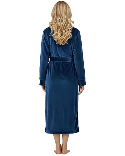 NY Threads Premium Womens Robe, Plush Fleece Long Bath Robe for Women, Fluffy Soft Women's Bathrobe thumbnail 2
