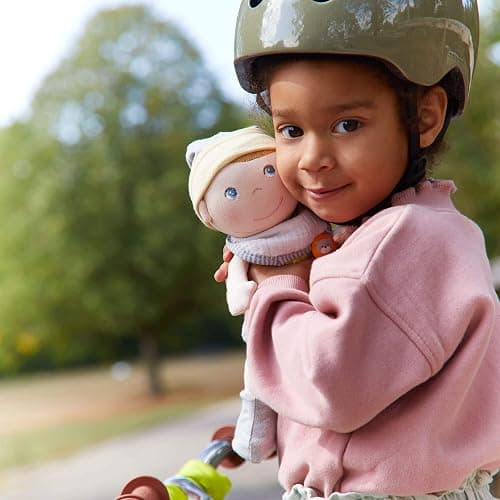 HABA Soft Doll Maxime Baby Doll Accessories Set - Machine Washable Plush Toys for 2 Year Old Girl and Boy - 11 ½“ Gift Set for Early Learning and Role Playing Skills thumbnail 9