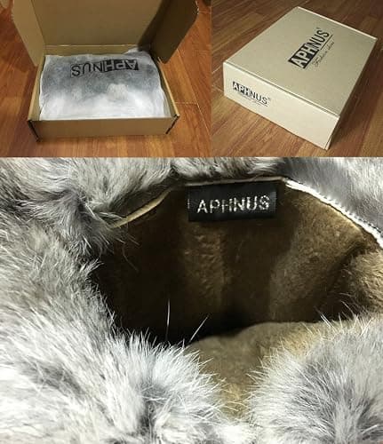 APHNUS Womens Boots Winter Fur Snow Tall Over The Knee Thigh High Boots thumbnail 4
