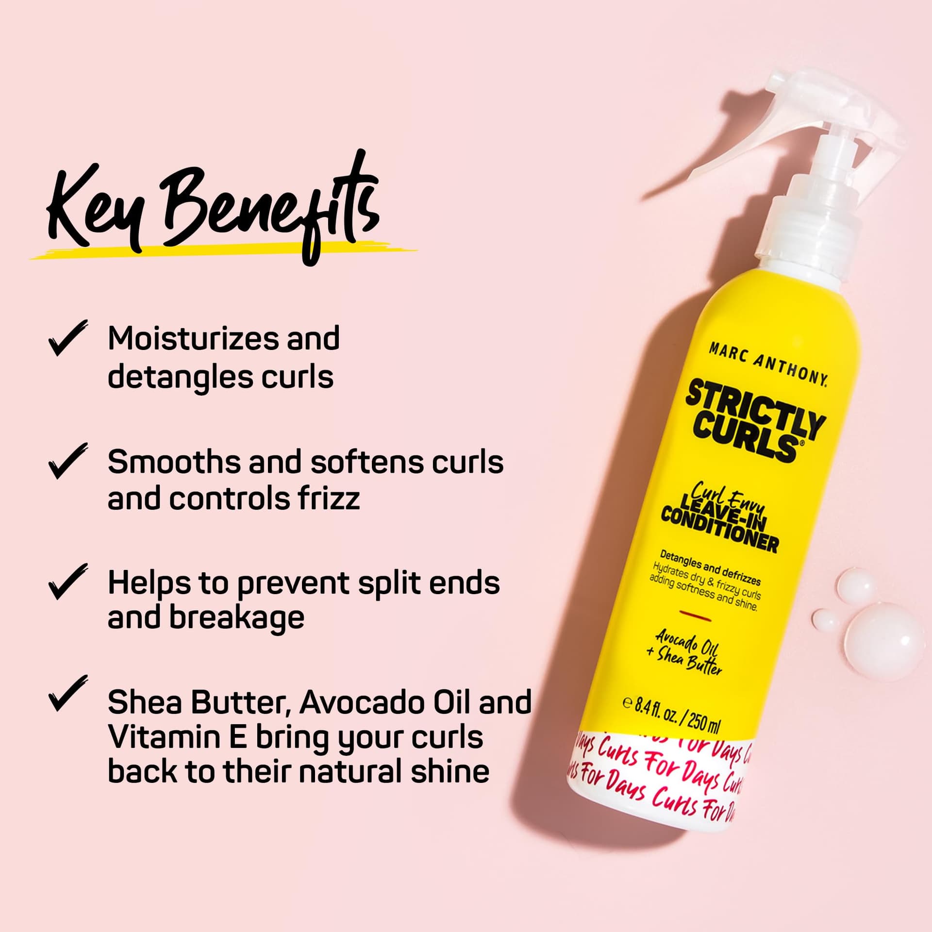 Marc Anthony Marc Anthony Strictly Curls Leave-in Conditioner, 250ml thumbnail 3
