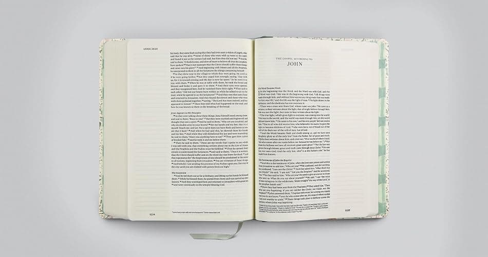 ESV Single Column Journaling Bible, Artist Series (Cloth over Board, Lulie Wallace, In Bloom): Holy Bible, English Standard Version thumbnail 7
