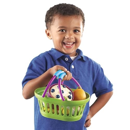 Learning Resources New Sprouts Healthy Breakfast - Pretend Play Food Toys for Toddlers, Fine Motor Skills, Gifts for Boys and Girls, 11 Pieces, Ages 18 months thumbnail 4