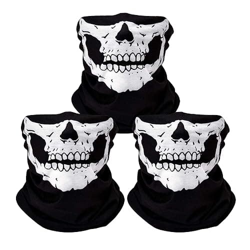 ZKSM 3Pcs Breathable Face Masks Skull Mask Seamless Balaclava Mask Headwear Scarf - Image 1